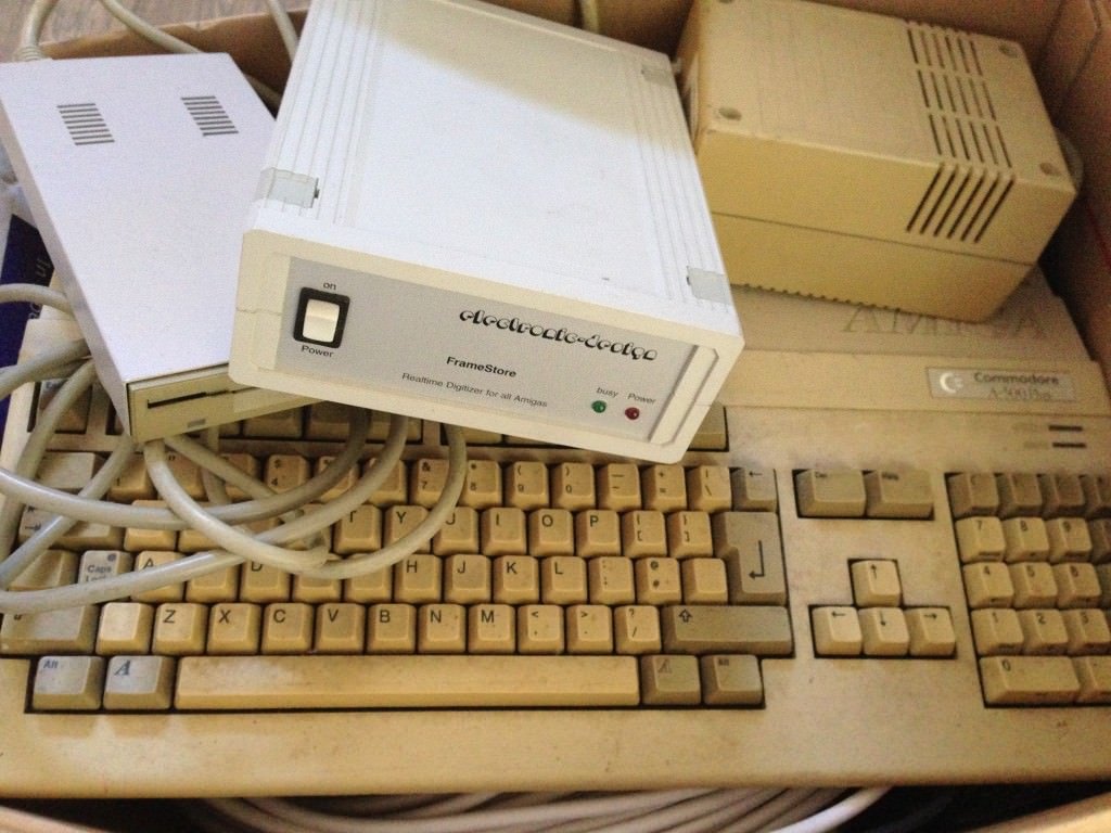 Amiga with video digitizer